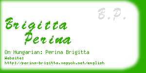 brigitta perina business card